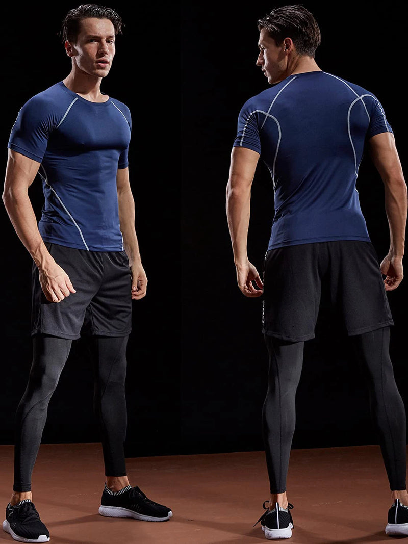 Camiseta de Compressão | T-Shirt com Strecht + Secagem Rápida
