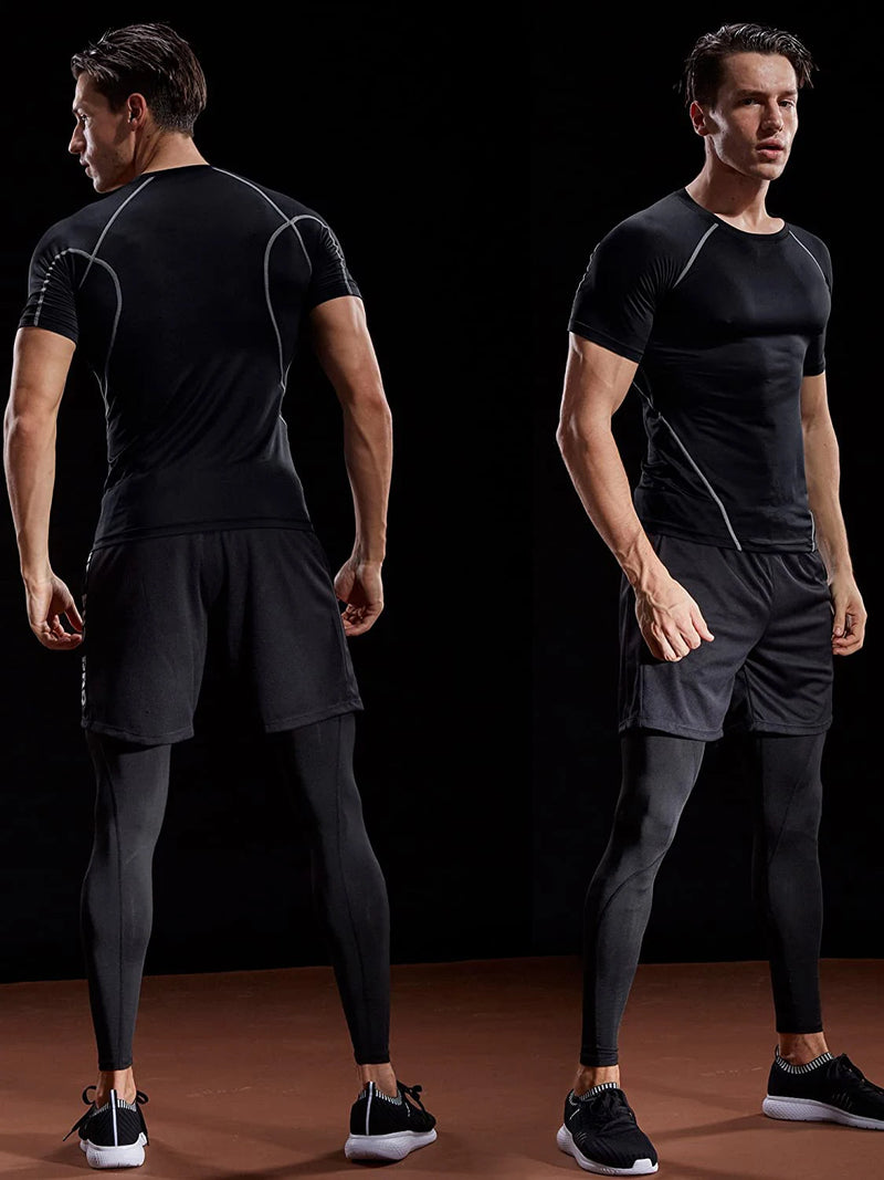 Camiseta de Compressão | T-Shirt com Strecht + Secagem Rápida
